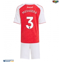 Otroški Nogometni dresi Arsenal Cristhian Mosquera #3 Domači 2025-26 Kratek Rokav (+ Kratke hlače)